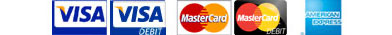 We accept Visa, Visa Debit, Mastercard, Debit Mastercard, American Express, INTERAC Online